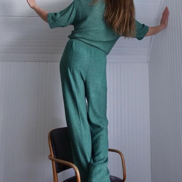 Amazing rare 80s Franco Guerri knit pant set - Picture 3 of 8